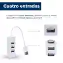 Puerto Usb de 4 Entradas Blanco E-Wc2-21213-B Miniso