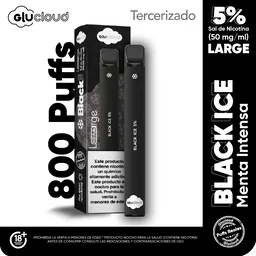 Glucloud Vape Black Ice Large / 800 Puff