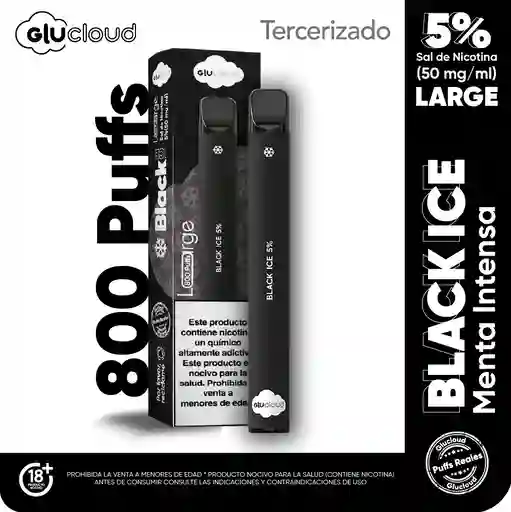 Glucloud Vape Black Ice Large / 800 Puff