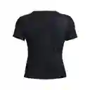 Under Armour Camiseta Engineered Mujer Negro T LG 1375651-001