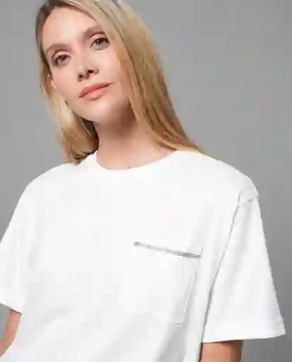 Camiseta Mujer Crudo Talla M 202G011 Rifle