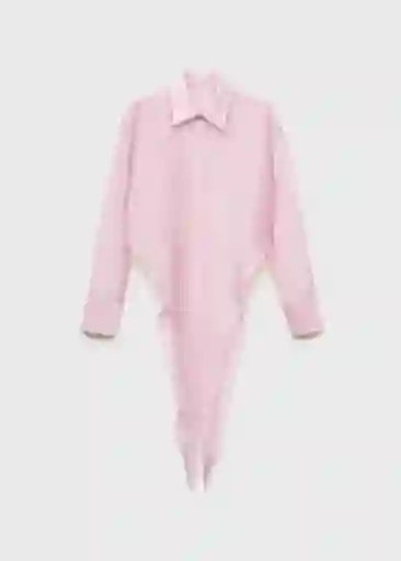 Camisa Eros Violeta Talla M Mujer Mango
