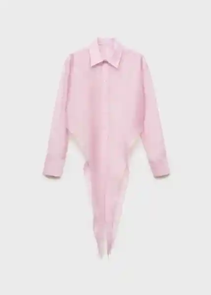 Camisa Eros Violeta Talla M Mujer Mango