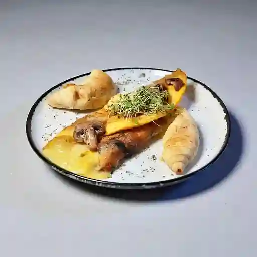 Omelette con Champiñones