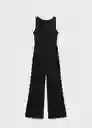 Enterizo Mono Belty Negro Talla S Mujer Mango