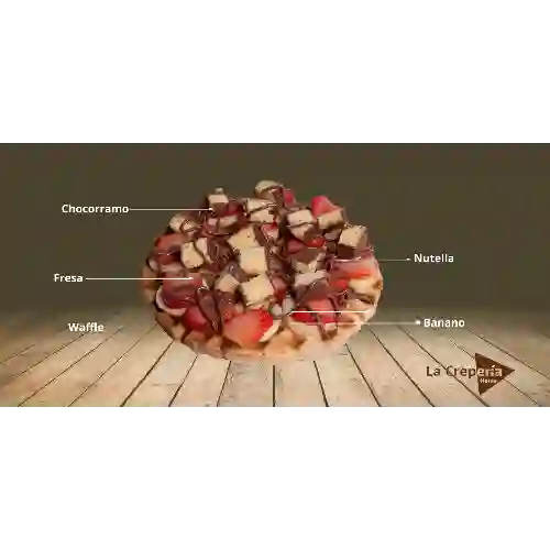 Waffle de chocoramo
