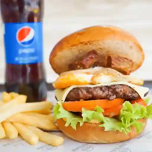 Burger Antioqueña en Combo