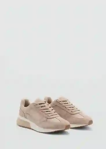 Zapatos Deportiva Rule Beige Talla 42 Hombre Mango