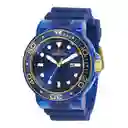 Invicta Reloj Hombre Azul Transparente Inv32336