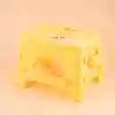 Taburete Plegable Metaverso Dundun Amarillo Miniso