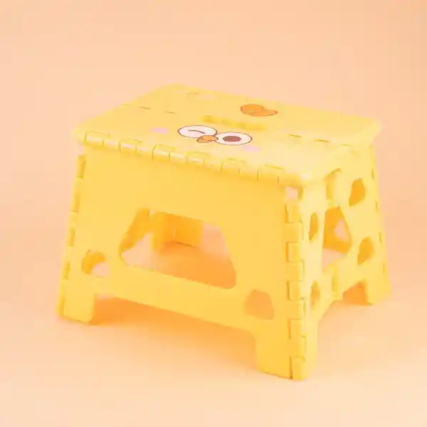 Taburete Plegable Metaverso Dundun Amarillo Miniso
