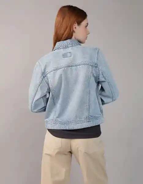 Chaqueta Mujer Azul Talla: SMALL 3654915 American Eagle