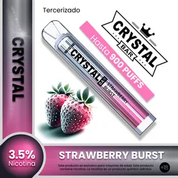 Crystal Vape Strawberry Burst - 900 puffs
