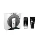 Carolina Herrera Set Perfume Vip Black + After Shower Hombre 212