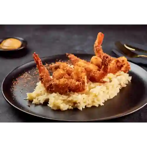 Arroz Cremoso Champiñones con Langostino