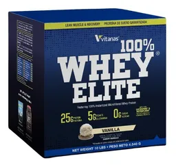 Whey Elite Proteína en Polvo Sabor Vainilla 