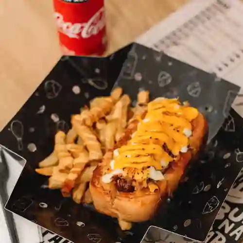 Combo Perro Belga +Papas +Cocacola Lata