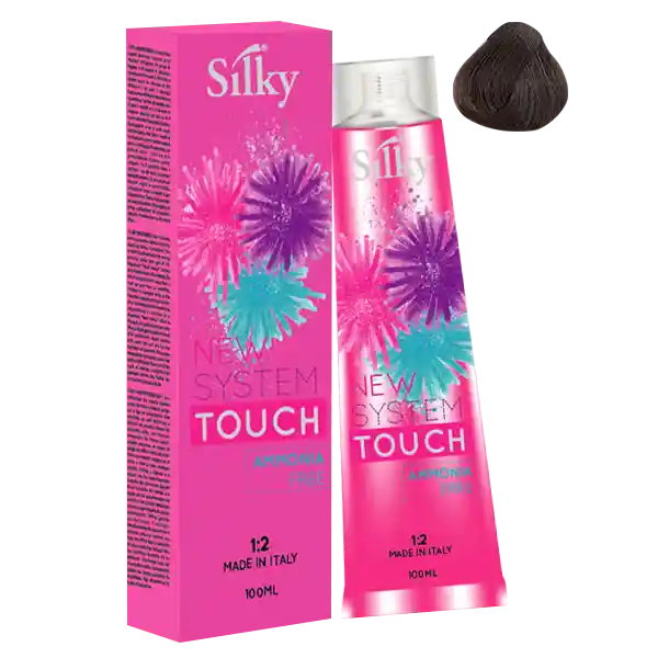 Silky Tinte Touch Castaño Claro Dorado Caoba 5.35 100g