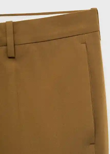 Pantalón Paris Ocre Talla 42 Hombre Mango