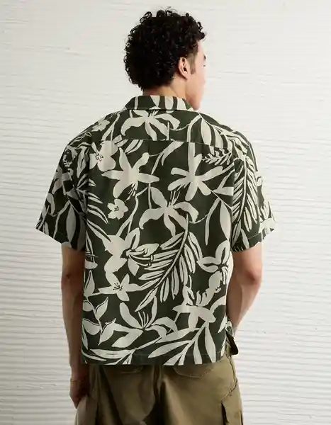 Camisa Hombre Verde Talla: MEDIUM 2841300 American Eagle