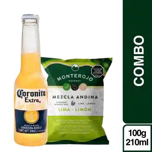 Combo Mezcla Andina Lima Limón + Coronita Extra Cerveza Lager