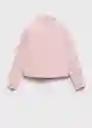 Chaqueta Cazadora Sabina Rosa Talla 08 Niñas Mango