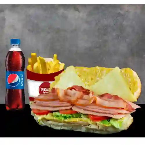 Combo sandwich super carnes