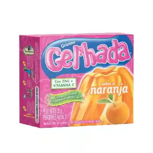 Gel'hada Gelatina Naranja
