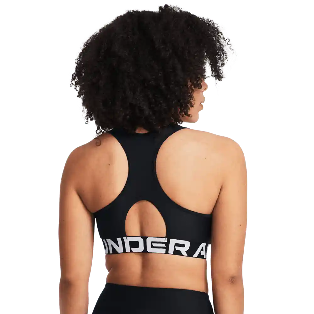 Under Armour Crop hg Authentics Mid Branded Mujer Negro MD