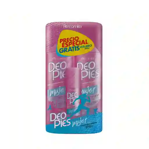 Deo Pies Talco Para Mujer