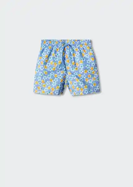 Short Bañador Blueb Azul Talla 07 Niños Mango