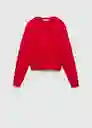 Sudadera Sweaty Rojo Talla S Mujer Mango