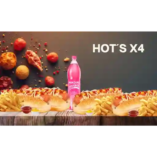 Hot's x4