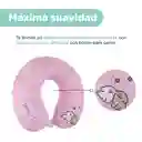 Almohada de Viaje Espuma Viscoelástica Serie Maltese Rosa Miniso