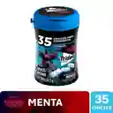 Chicle Trident Botella Sin Azúcar Sabor Menta 35 Und