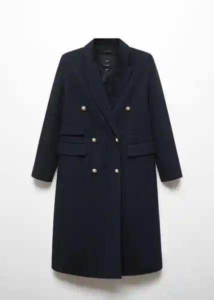 Abrigo Princess Navy Talla M Mujer Mango