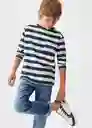 Camiseta Paul2 Marino Talla 10 Niños Mango