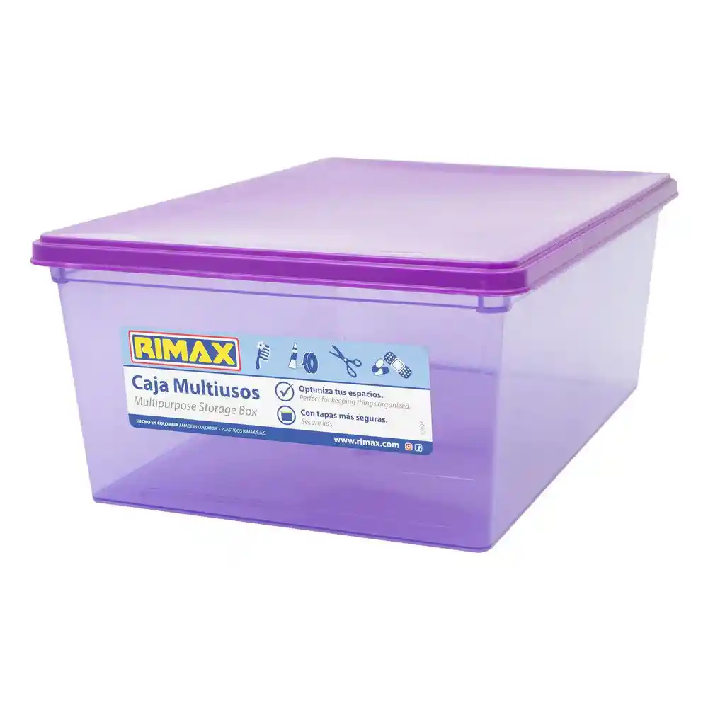 Caja Ultraliviana 12 Lt Purpur Rimax 9650
