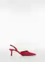 Zapatos Wando Rojo Talla 38 Mujer Mango