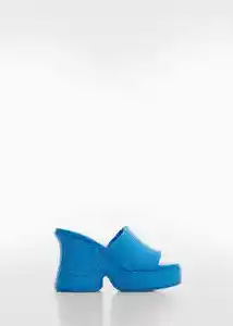 Sandalias Soleil Azul Talla 38 Mujer Mango