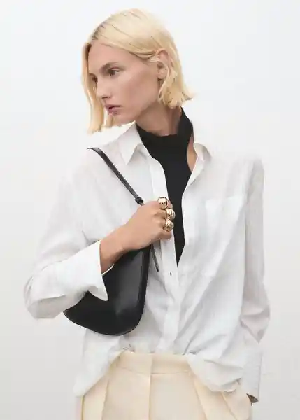 Bolso P Romeo Negro Talla 99 Mujer Mango