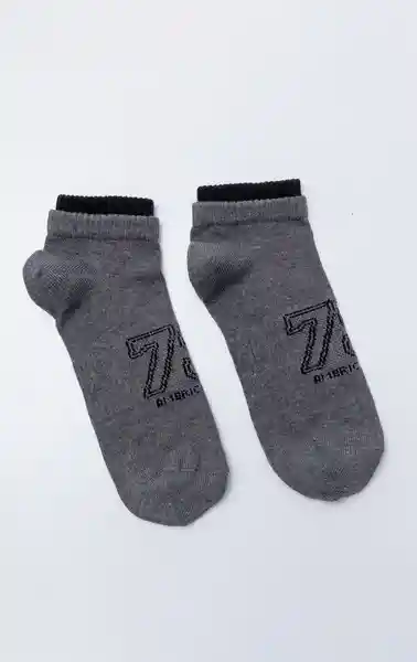 Calcetines Unisex Gris Talla 10-12 761G500_GRI140105 Americanino