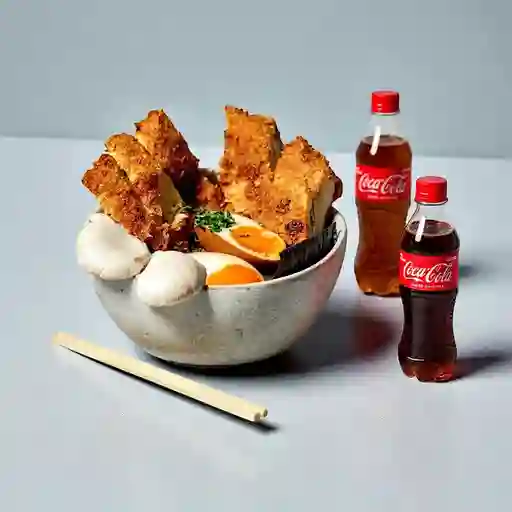 Combo Torikatsu Ramen Pollo Panko +CocaCola Orig 400ml