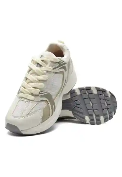 Tenis Hombre Marfil Talla 43 H530 Tellenzi