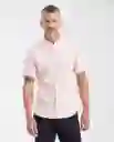 Camisa Neru Neck Manga Corta Rosa Nouveau Claro S Chevignon