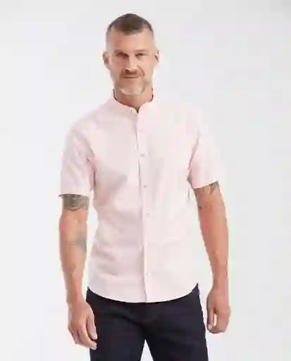 Camisa Neru Neck Manga Corta Rosa Nouveau Claro S Chevignon