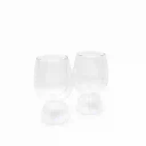 Set Copa Cordial Doble Pared 220 mL Ambiente Gourmet