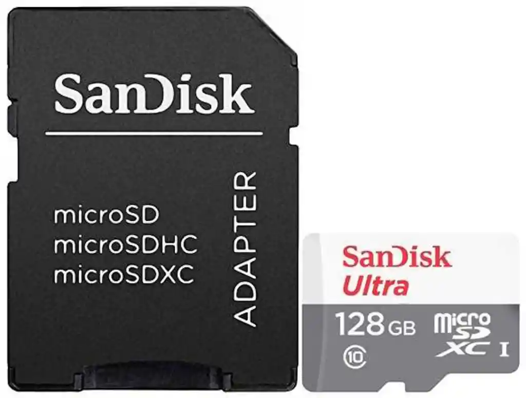 Sandisk Memoria Micro SD con Adaptador 128 Gb Original