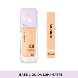 Base Líquida Maybelline SuperStay Lumi Matte 119