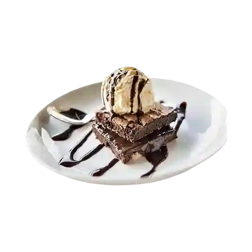 Brownie con Helado